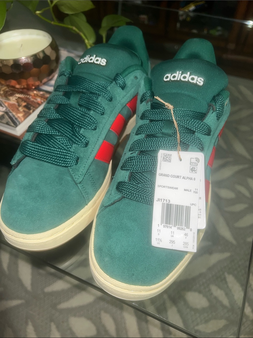Adidas Mens Grand Court Alpha - Picture 8 of 12